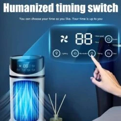 Caluself Portable Air Conditioners,Portable Air Cooler USB Charging Personal Air Fan With Auto Timer Desktop Cooling Humidifier Fan For Home Office Dorm Travel(White Spray Cold Fan) 17 Caluself Portable Air Conditioners,Portable Air Cooler USB Charging Personal Air Fan With Auto Timer Desktop Cooling Humidifier Fan For Home Office Dorm Travel(White Spray Cold Fan) -Appliantrix Cheap Store 618HY2kELYL. AC SL1002