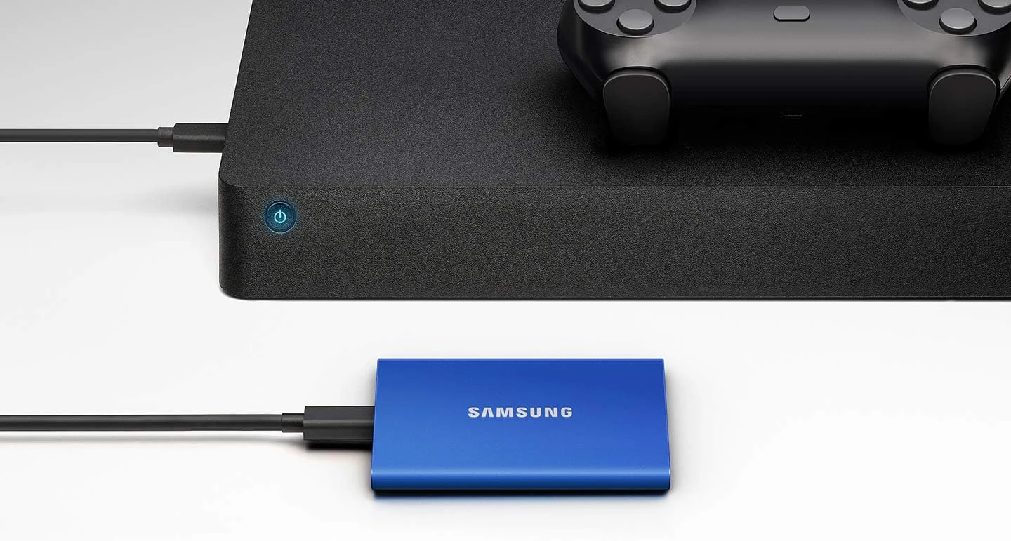 SAMSUNG SSD T7 Portable External Solid State Drive 1TB, Up To 1050MB/s, USB 3.2 Gen 2, Reliable Storage For Gaming, Students, Professionals, MU-PC1T0T/AM, Gray 9 SAMSUNG SSD T7 Portable External Solid State Drive 1TB, Up To 1050MB/s, USB 3.2 Gen 2, Reliable Storage For Gaming, Students, Professionals, MU-PC1T0T/AM, Gray - Image 9