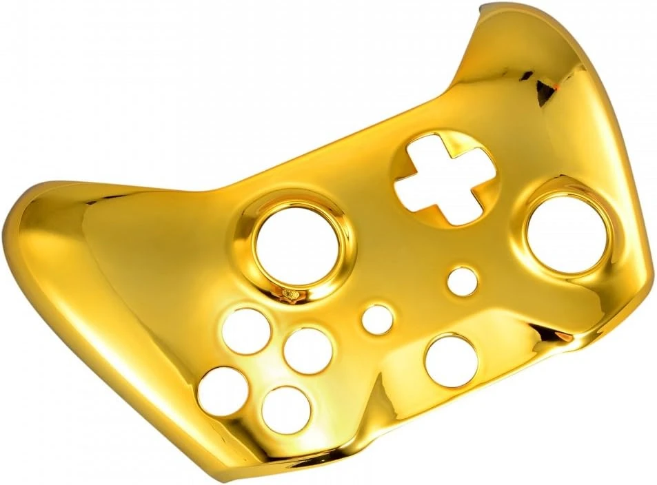 EXtremeRate Chrome Gold Front Housing Shell Faceplate For Xbox One S & Xbox One X Controller - Controller NOT Included 9 EXtremeRate Chrome Gold Front Housing Shell Faceplate For Xbox One S & Xbox One X Controller - Controller NOT Included - Image 9