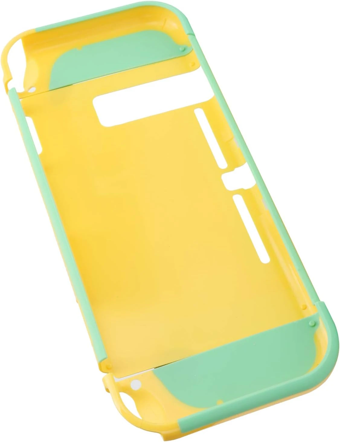 Lazmin112 Double Color Gamepad Protective Housing Cover,Game Console Controller Skin Shell Case Environmental Protection Materials For NS(Yellow+Green) 9 Lazmin112 Double Color Gamepad Protective Housing Cover,Game Console Controller Skin Shell Case Environmental Protection Materials For NS(Yellow+Green) - Image 9