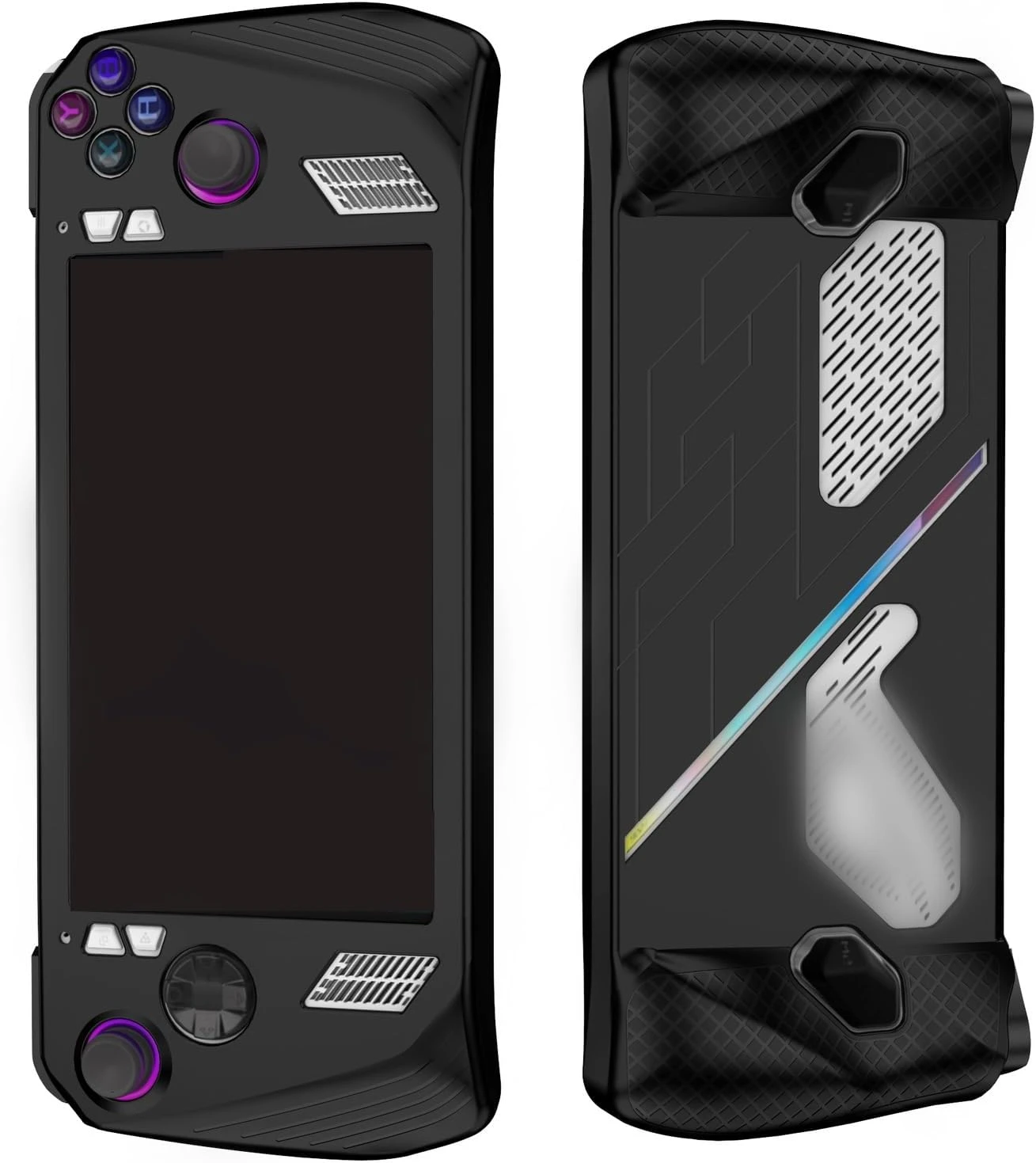 Protective Case Cover For Rog Ally, Silicone Protector Accessories For Game Console,Thickening Non-Slip Anti-Collision Skin Sleeve Shell For Game Grips (White) 5 Protective Case Cover For Rog Ally, Silicone Protector Accessories For Game Console,Thickening Non-Slip Anti-Collision Skin Sleeve Shell For Game Grips (White) - Image 5