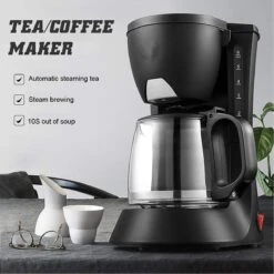 XiVue Portable Coffee Machine, Home Office Filter Coffee Machine, Permanent Filter, Water Level Indicator And Anti Drip System For Making Espresso And Milk Coffee -Appliantrix Cheap Store 61CSRh02HS. AC SL1200