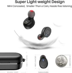 TOZO T10 Bluetooth 5.3 Wireless Earbuds With Wireless Charging Case IPX8 Waterproof Stereo Headphones In Ear Built In Mic Headset Premium Sound With Deep Bass For Sport Black -Appliantrix Cheap Store 61DD7sPuv5L. AC SL1500