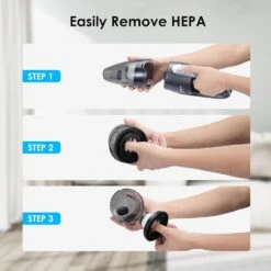 Oraimo Handheld Vacuum Cleaner, Hand Held Cordless Rechargeable, Car Vacuum Cleaner With Long Runtime / 3.5 H Quick Charge, Lightweight Enough For Home, Kitchen And Car Cleaning (Grey) 17 Oraimo Handheld Vacuum Cleaner, Hand Held Cordless Rechargeable, Car Vacuum Cleaner With Long Runtime / 3.5 H Quick Charge, Lightweight Enough For Home, Kitchen And Car Cleaning (Grey) -Appliantrix Cheap Store 61DgxovPWRL. AC SL1500