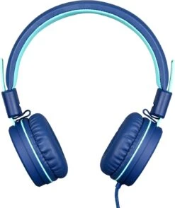 Kids Headphones - Noot Products K11 Foldable Stereo Tangle-Free 3.5mm Jack Wired Cord On-Ear Headset For Children/Teens/Boys/Girls/Smartphones/School/Kindle/Airplane Travel/Plane/Tablet (Navy/Teal) -Appliantrix Cheap Store 61Dou etdQL. AC SL1500