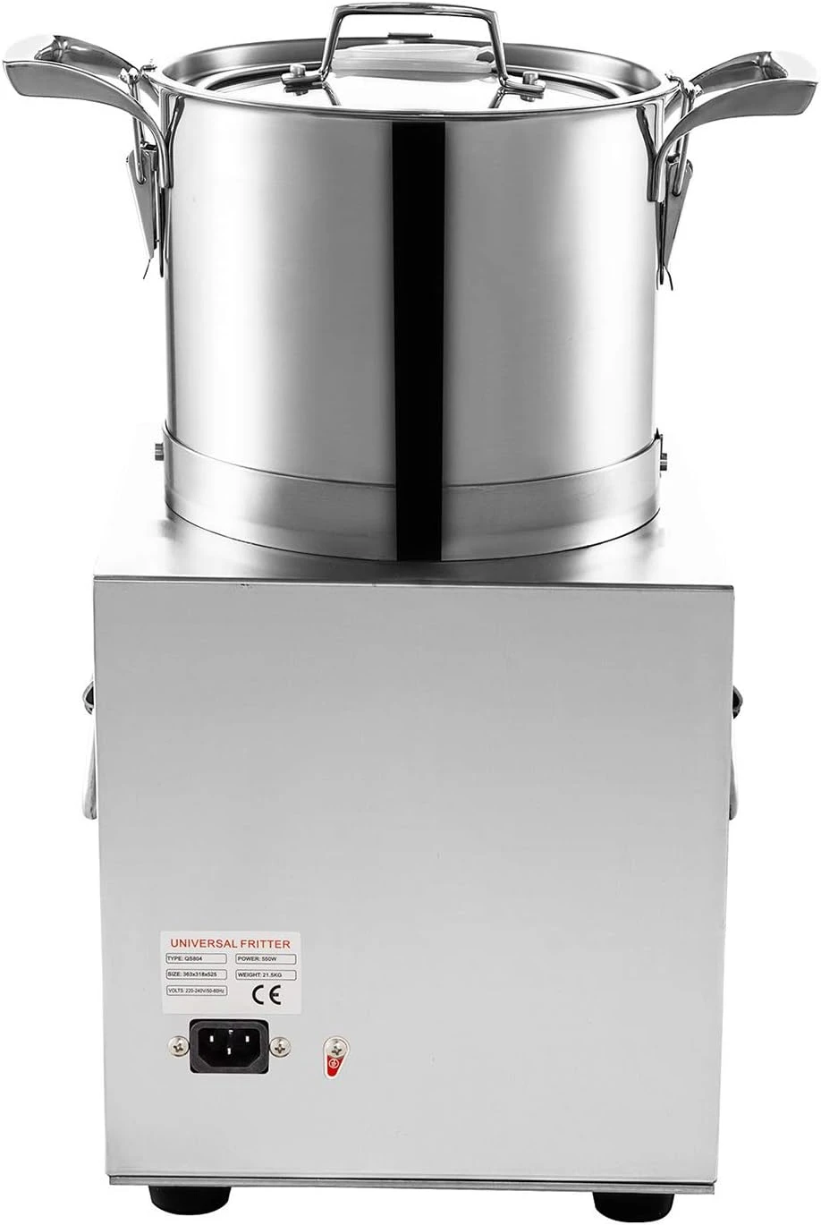 GorillaRock Food Chopper | Electric Food Processor | Stainless Steel | 1400RPM Motor | Wide Application | 110V (6L) 3 GorillaRock Food Chopper | Electric Food Processor | Stainless Steel | 1400RPM Motor | Wide Application | 110V (6L) - Image 3