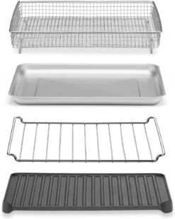 Cuisinart Air Fryer + Convection Toaster Oven, 8-1 Oven With Bake, Grill, Broil & Warm Options, Stainless Steel, TOA-70 -Appliantrix Cheap Store 61HDERhaxyL. AC SL1500