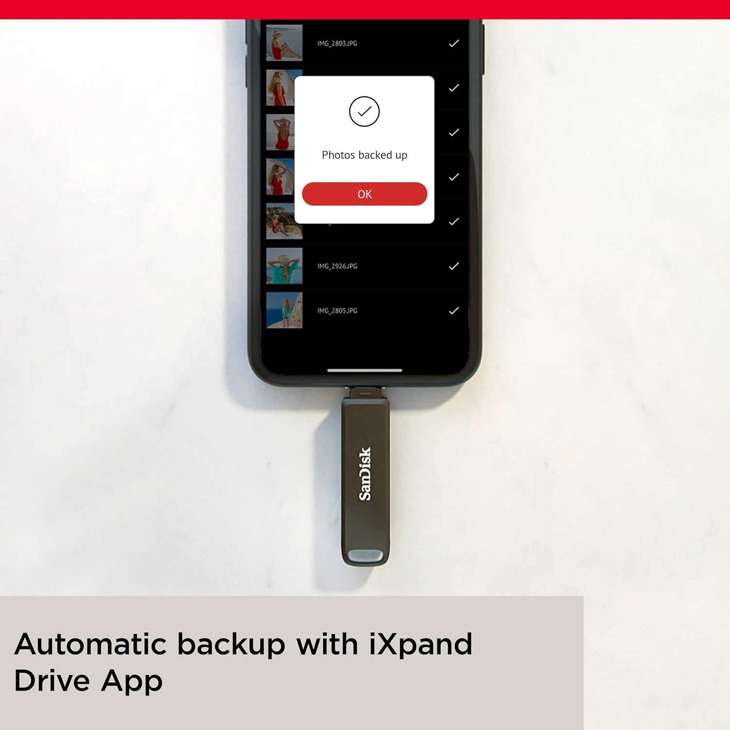 SanDisk 256GB IXpand Flash Drive Luxe For IPhone And USB Type-C Devices - SDIX70N-256G-GN6NE, Black 4 SanDisk 256GB IXpand Flash Drive Luxe For IPhone And USB Type-C Devices - SDIX70N-256G-GN6NE, Black - Image 4