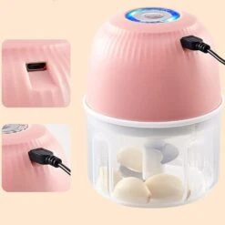 Food Processor, Portable Mini Food Processor, Electric Garlic Blender, Rechargeable Vegetable Chopper Blender, Mini Portable Veggie Chopper, Wireless Food Processor For Ginger, Chili, Fruits, Veggie -Appliantrix Cheap Store 61Iil4P0LTL. AC SL1500