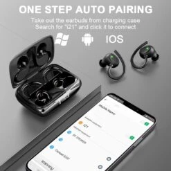 Wireless Earbud NEW Bluetooth 5.3 Headphones Sport Earphones 48H Playtime Ear Buds With ENC Mic LED Display, Stereo Noise Cancelling Earbud Over-Ear Buds Earhook IP7 Waterproof Headset For Running Gym 17 Wireless Earbud NEW Bluetooth 5.3 Headphones Sport Earphones 48H Playtime Ear Buds With ENC Mic LED Display, Stereo Noise Cancelling Earbud Over-Ear Buds Earhook IP7 Waterproof Headset For Running Gym -Appliantrix Cheap Store 61JKaoW0nfL. AC SL1000