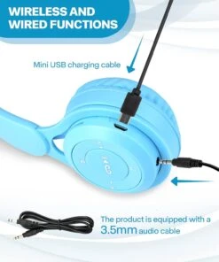 Kids Bluetooth Headphones, Wireless Headphones For Kids With Built-in Microphone, Over Ear Foldable Stereo-Bass Aux 3.5mm Cord, Wireless Bluetooth Headsets For Children Boys Girls School (Blue) 9 Kids Bluetooth Headphones, Wireless Headphones For Kids With Built-in Microphone, Over Ear Foldable Stereo-Bass Aux 3.5mm Cord, Wireless Bluetooth Headsets For Children Boys Girls School (Blue) -Appliantrix Cheap Store 61JkxnP5zqL. AC SL1500