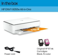 HP ENVY 6055e Wireless Color Inkjet Printer, Print, Scan, Copy, Easy Setup, Mobile Printing, Best For Home, Instant Ink With HP+,white -Appliantrix Cheap Store 61KMHLLbnL. AC SL1500