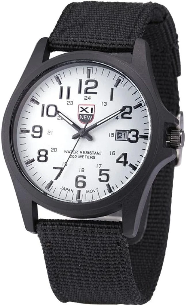 IEason,Outdoor Mens Date Stainless Steel Military Sports Analog Quartz Army Wrist Watch 4 IEason,Outdoor Mens Date Stainless Steel Military Sports Analog Quartz Army Wrist Watch - Image 4