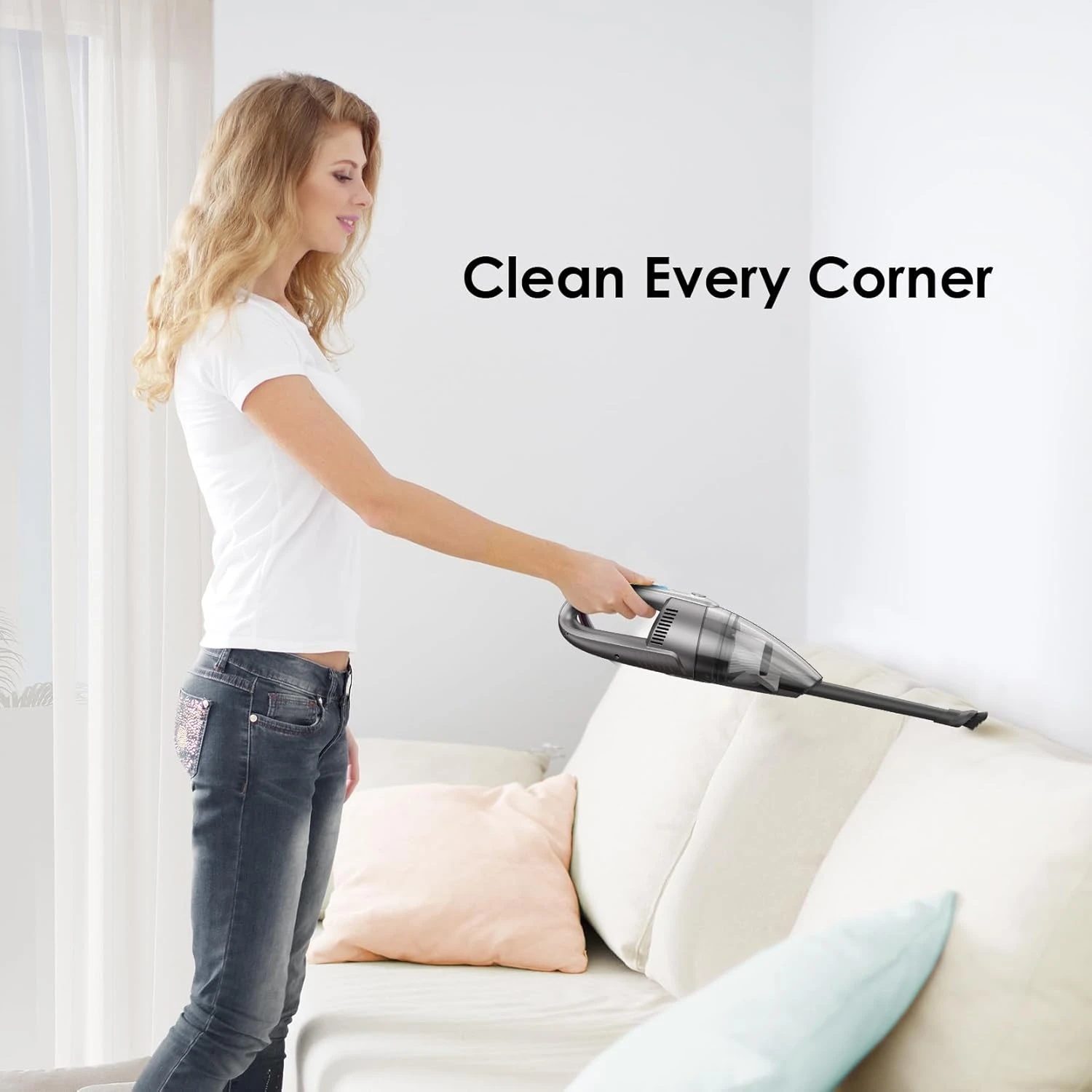 Oraimo Handheld Vacuum Cleaner, Hand Held Cordless Rechargeable, Car Vacuum Cleaner With Long Runtime / 3.5 H Quick Charge, Lightweight Enough For Home, Kitchen And Car Cleaning (Grey) 6 Oraimo Handheld Vacuum Cleaner, Hand Held Cordless Rechargeable, Car Vacuum Cleaner With Long Runtime / 3.5 H Quick Charge, Lightweight Enough For Home, Kitchen And Car Cleaning (Grey) - Image 6