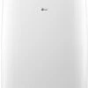 LG 10000 BTU Portable Air Conditioners Dual Inverter [2023 New] Wheels Easy Install & Mobility WiFi Enabled App Ultra-Quite Cools 450 Sq.Ft 3-in-1 Air Conditioner AC Unit Home Room White LP1022FVSM