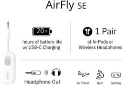 Twelve South AirFly SE, Bluetooth Wireless Audio Transmitter For AirPods/Wireless Or Noise-Cancelling Headphones Use With Any 3.5 Mm Audio Jack On Airplanes, Gym Equipment Or IPad/Tablets -Appliantrix Cheap Store 61M6ajjZLpL. AC SL1500