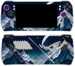 Skin Sticker Protect Sticker Colourful Vinyl Protective Film For ROG Ally Gaming Console (Mountains)