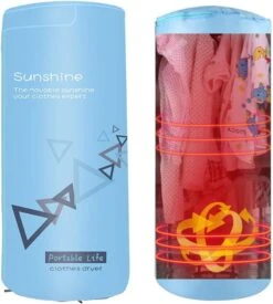 GENERIC Portable Dryer For Apartments, Travel Mini Dryer Machine Smart Clothes Dryer With Power Failure Protection, 22-Pound Carrying Weight, Automatic Timer With 180 Minutes Maximum Timing Range -Appliantrix Cheap Store 61MRYIyqkL. AC SL1010