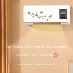 Dual Use Wall Mounted Air Conditioner Cooling Heating Household Wall Hanging Air Conditioner, For Bedroom Living Room Office -Appliantrix Cheap Store 61MnGRNKRL. AC SL1500