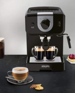 KRUPS XP3208 15-BAR Pump Espresso And Cappuccino Coffee Maker, 1.5-Liter, Black 11 KRUPS XP3208 15-BAR Pump Espresso And Cappuccino Coffee Maker, 1.5-Liter, Black -Appliantrix Cheap Store 61N8dAQ7L. AC SL1500