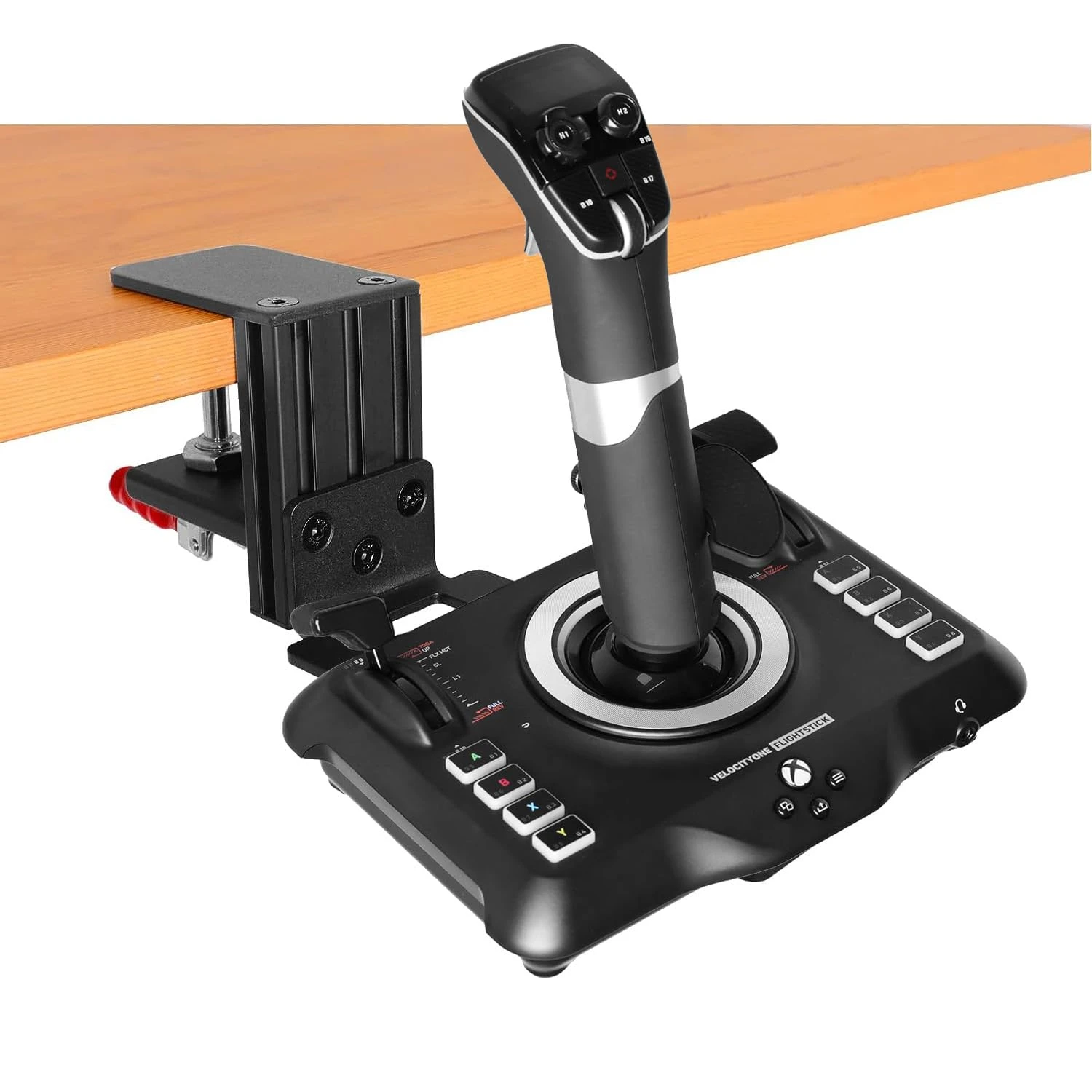 HTLAKIKJ Desk Mount For Flight Sim Joystick-Compatible With Turtle Beach VelocityOne Flightstick For Xbox And Windows-Simulation Controller Joystick Mount Holder(for Turtle Beach Flightstick) 1 HTLAKIKJ Desk Mount For Flight Sim Joystick-Compatible With Turtle Beach VelocityOne Flightstick For Xbox And Windows-Simulation Controller Joystick Mount Holder(for Turtle Beach Flightstick)