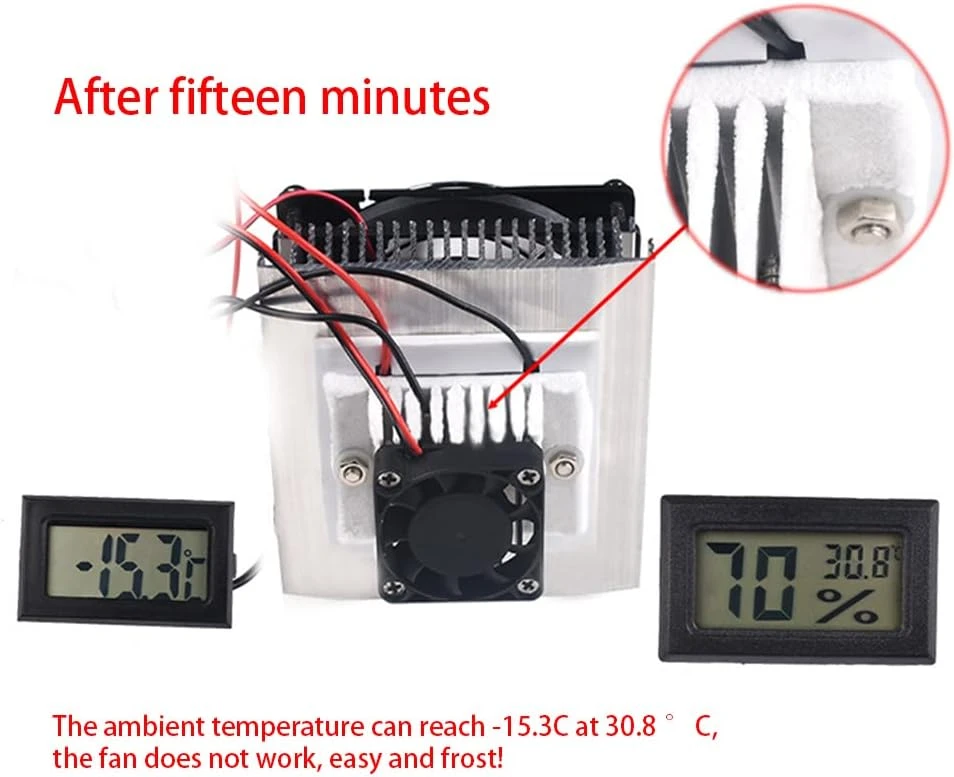 GENERIC Mulitifunctional Mini Refrigerator Cooler Set Fast Cooling Small Size Easy To Use For Making Mini Air Conditioner 2 GENERIC Mulitifunctional Mini Refrigerator Cooler Set Fast Cooling Small Size Easy To Use For Making Mini Air Conditioner - Image 2