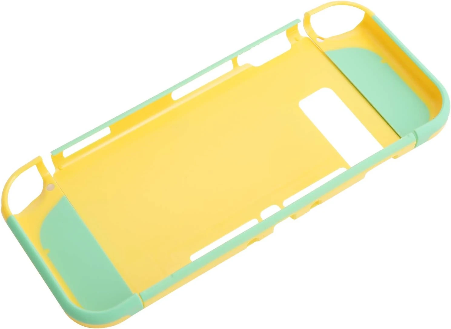 Lazmin112 Double Color Gamepad Protective Housing Cover,Game Console Controller Skin Shell Case Environmental Protection Materials For NS(Yellow+Green) 6 Lazmin112 Double Color Gamepad Protective Housing Cover,Game Console Controller Skin Shell Case Environmental Protection Materials For NS(Yellow+Green) - Image 6