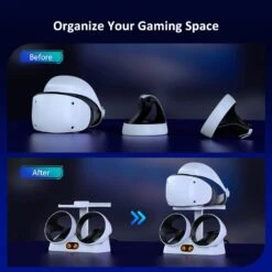 NexiGo Controller Charging Station For PSVR2, Dual Fast Charger Dock With LED Light, Headset Display Stand And Controller Mount, Magnetic Connector, USB To Type-C Cable, White 13 NexiGo Controller Charging Station For PSVR2, Dual Fast Charger Dock With LED Light, Headset Display Stand And Controller Mount, Magnetic Connector, USB To Type-C Cable, White -Appliantrix Cheap Store 61Ppj8qrqBL. AC SL1500