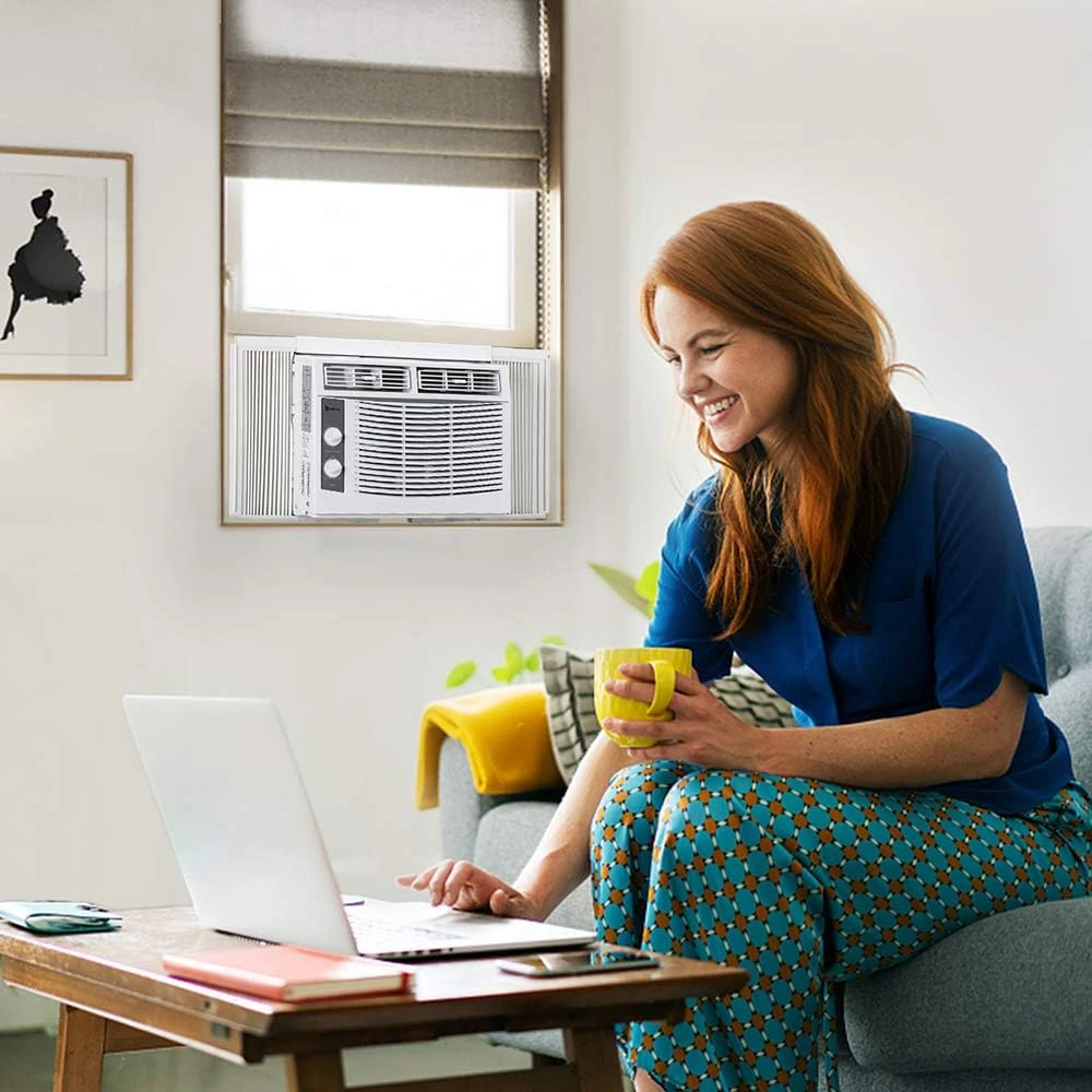 Winado 5,000 BTU Window Air Conditioner, Energy Saving AC Unit With Knob Control, Reusable Filter, 115V/60Hz, Cools Up To 150 Sq.Ft 5 Winado 5,000 BTU Window Air Conditioner, Energy Saving AC Unit With Knob Control, Reusable Filter, 115V/60Hz, Cools Up To 150 Sq.Ft - Image 5