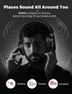 DEEBOX Gaming Headset For PS5 PS4 Xbox One Switch, Gaming Headphones With Microphone For PC Mac Laptop Computer Gamer 11 DEEBOX Gaming Headset For PS5 PS4 Xbox One Switch, Gaming Headphones With Microphone For PC Mac Laptop Computer Gamer -Appliantrix Cheap Store 61Qo5eYH1L. AC SL1500