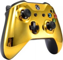 EXtremeRate Chrome Gold Front Housing Shell Faceplate For Xbox One S & Xbox One X Controller - Controller NOT Included 12 EXtremeRate Chrome Gold Front Housing Shell Faceplate For Xbox One S & Xbox One X Controller - Controller NOT Included -Appliantrix Cheap Store 61RQElePiVL. AC SL1000