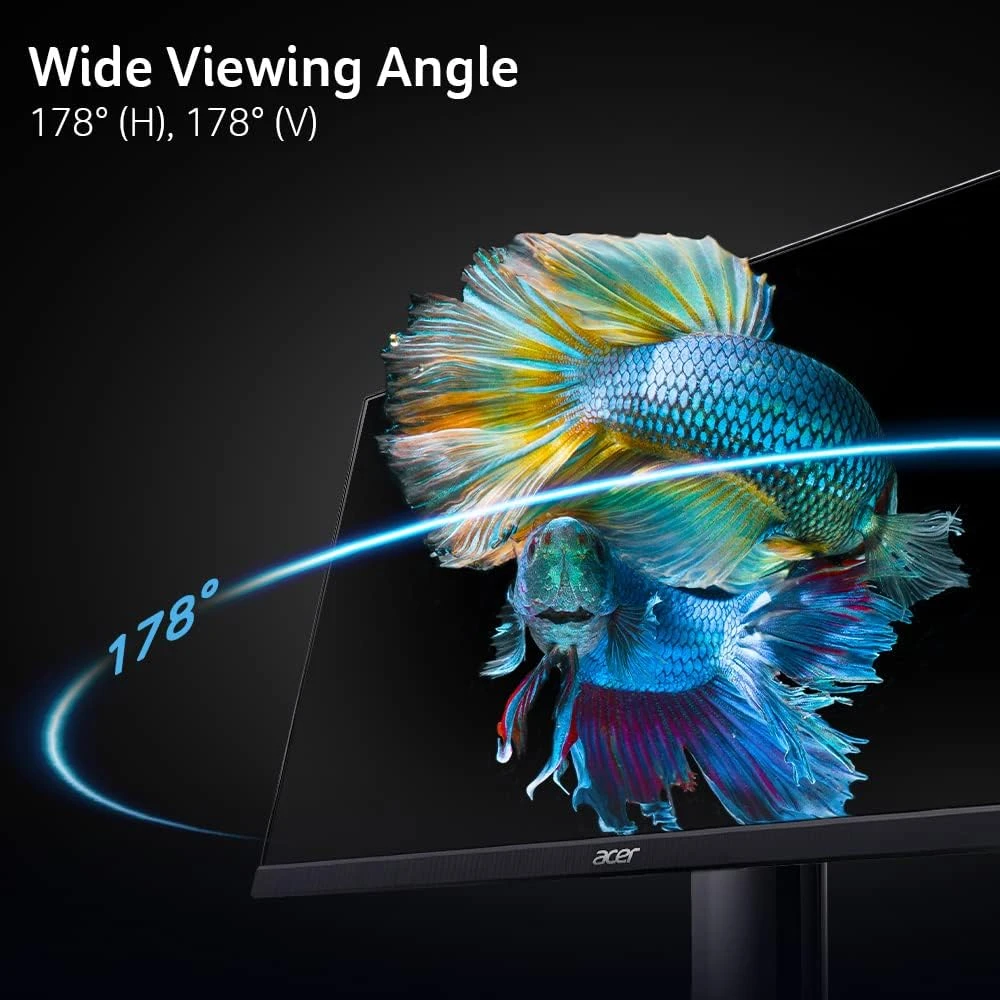 Acer KB272 EBI 27" IPS Full HD (1920 X 1080) Zero-Frame Gaming Office Monitor | AMD FreeSync Technology | Up To 100Hz Refresh | 1ms (VRB) | Low Blue Light | Tilt | HDMI & VGA Ports,Black 6 Acer KB272 EBI 27" IPS Full HD (1920 X 1080) Zero-Frame Gaming Office Monitor | AMD FreeSync Technology | Up To 100Hz Refresh | 1ms (VRB) | Low Blue Light | Tilt | HDMI & VGA Ports,Black - Image 6