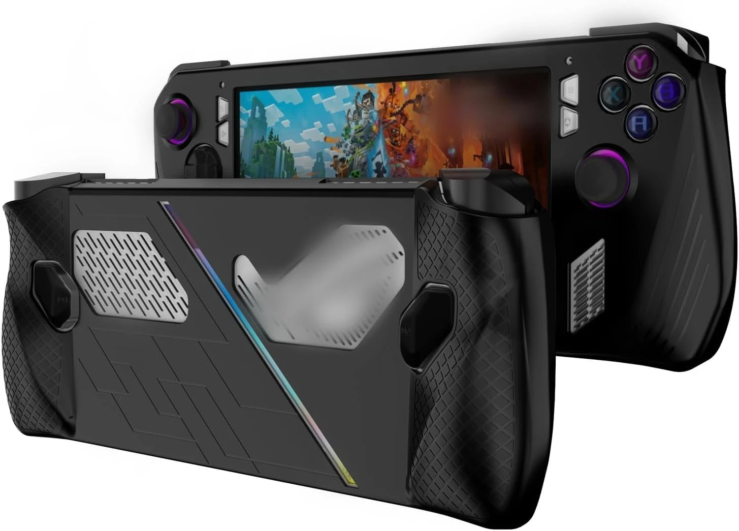 Protective Case Cover For Rog Ally, Silicone Protector Accessories For Game Console,Thickening Non-Slip Anti-Collision Skin Sleeve Shell For Game Grips (White) 4 Protective Case Cover For Rog Ally, Silicone Protector Accessories For Game Console,Thickening Non-Slip Anti-Collision Skin Sleeve Shell For Game Grips (White) - Image 4