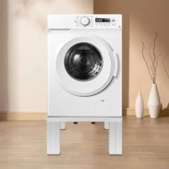 CHINCHILLA Heavy Duty Mini Fridge Stand-Adjustable Washing Machine Base Stand With 4 Heavy Duty Feet Increase 12 Inch Height Universal Dryer Stand For Refrigerator Furniture Washing Dryer -Appliantrix Cheap Store 61SmvXsMUL. AC SL1500