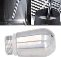 BstXqty Stainless Steel Coffee Machine Steam Nozzle, 3 Holes Coffee Machine Steam Nozzle, Coffee Maker Milk Foam Steam Nozzle For Semi Automatic Coffee Maker