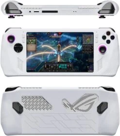 GENERIC Game Console Case For ROG Ally Soft Silicone Protective Cover Anti-Scratch Protector Shell Sleeve Game Accessories (Yellow)