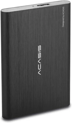 ACASIS 500GB USB3.0 2.5" Portable External Hard Drive For Desktop Laptop HDD Hard Disk (500GB, Black)