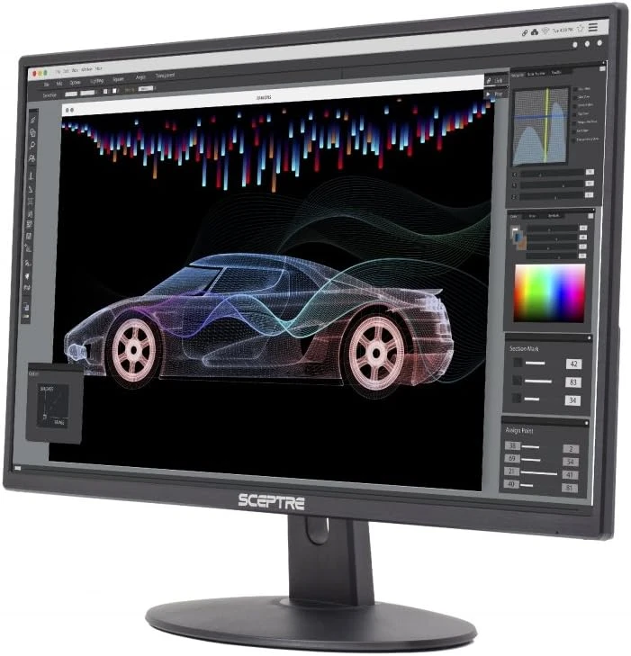 Sceptre 24-inch Professional Thin 1080p LED Monitor 99% SRGB 2x HDMI VGA Build-in Speakers, Machine Black (E248W-19203R Series) 13 Sceptre 24-inch Professional Thin 1080p LED Monitor 99% SRGB 2x HDMI VGA Build-in Speakers, Machine Black (E248W-19203R Series) - Image 13
