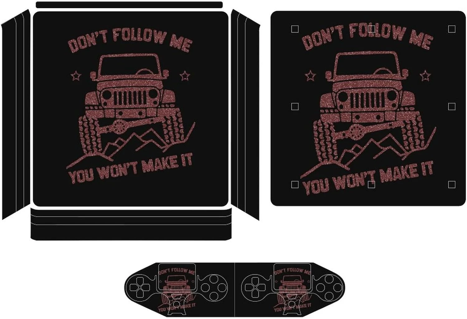 Off Road Vehicle Truck Sticker Skin For PS-4 Slim Console And Controller Full Wrap Skin Protector Cover Compatible With PS-4 Pro 1 Off Road Vehicle Truck Sticker Skin For PS-4 Slim Console And Controller Full Wrap Skin Protector Cover Compatible With PS-4 Pro