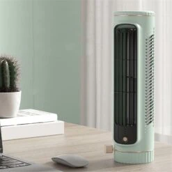 Portable Air Conditioners, 3 Speeds Mute Portable Ac 2-8H Mini Air Conditioner With USB Desk Cooling Fan Head Shaking Quiet Personal Air Cooler For Home, Travel, Car, Office 10.8''
