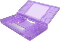 EXtremeRate Clear Replacement Full Housing Shell For Nintendo DS Lite, Custom Handheld Console Case Cover With Buttons, Screen Lens For Nintendo DS Lite NDSL - Console NOT Included