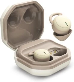 ATHRZ Sleep Invisible Earbuds Smallest Mini Wireless Bluetooth Earpiece Phone Discreet Earbud For Small Ears, Work, Sleep On Side, Women, Kids (Nude)
