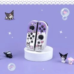 Eamily Cute Kuromi Case Compatible With Nintendo Switch, Dockable Case Cover, Ergonomic Soft TPU Grip Case For Joycon, Sparkle Skin Set -Appliantrix Cheap Store 61YQgPjn1HL. SL1500