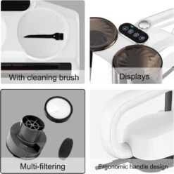 HYNSEN Bed Vacuum Cleaner, Mattress Vacuum Cleaner With UV & High Heating Tech, 12Kpa Strong Suction Handheld Vacuums Of Bed Mattress Sofas, Pet Hair And Carpets 11 HYNSEN Bed Vacuum Cleaner, Mattress Vacuum Cleaner With UV & High Heating Tech, 12Kpa Strong Suction Handheld Vacuums Of Bed Mattress Sofas, Pet Hair And Carpets -Appliantrix Cheap Store 61Yeda0a0xL. AC SL1100