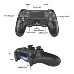 Puning P4 Controller,Wireless Controller Compatible With PS4/Slim/Pro With Vibration/Motion Sensor/Headphone Jack/Audio Function -Appliantrix Cheap Store 61YtbdhUISL. SL1500