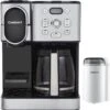 Cuisinart SS-16 Coffee Center Combo In Stainless Steel Coffee Bar Coffee Grinder (White) Bundle