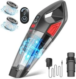 Handheld Vacuum Cordless 9KPA, Dust Busters Handheld Vacuum- 2 Speed & 500ML Dustbin, Hand Vacuum Cordless Rechargeable Car Vacuum Cleaner High Power Cordless, Portable Vacuum For Car/Pet Hair/Couch