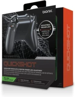 DreamGEAR (DRKJ0) Bionik QuickShot Dual Trigger Lock Setting Custom Rubber Grip Black/ Orange -Appliantrix Cheap Store 61ZO03NzaLL. AC SL1000