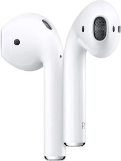 Apple AirPods (2nd Generation) Wireless Earbuds With Lightning Charging Case Included. Over 24 Hours Of Battery Life, Effortless Setup. Bluetooth Headphones For IPhone