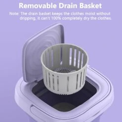 Portable Washing Machine And Dryer Combo, 8L Mini Folding Washing Machine Portable With Disinfection Function, Small Portable Washer And Dryer Combo For Apartments, Dorm, Camping, RV, Travel Laundry -Appliantrix Cheap Store 61ZkbbMAMLL. AC SL1500